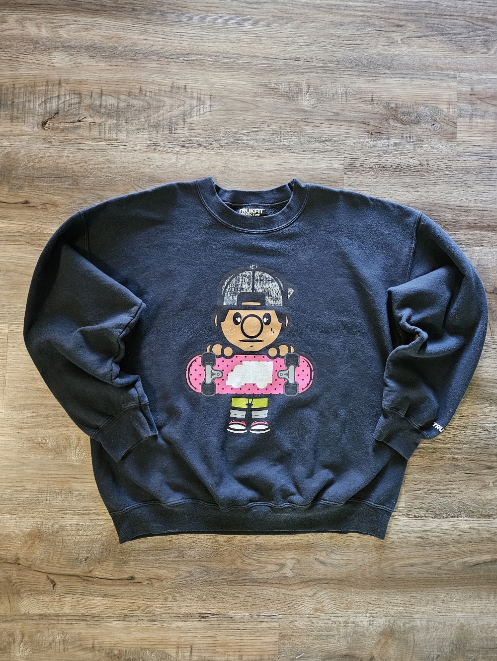 Vintage Trukfit "Trippy Tommy" Skateboard Crewneck Sweatshirt